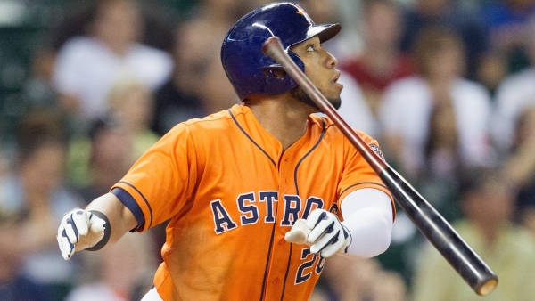 Astros' first baseman ends eight-year home run drought, hits two against  Angels