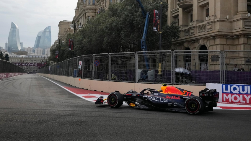 Red Bull’s Sergio Perez dominates in Azerbaijan