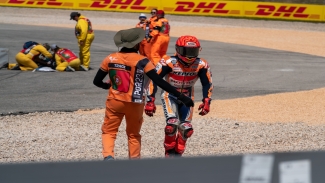 Marquez hit with double long-lap penalty for Portimao smash