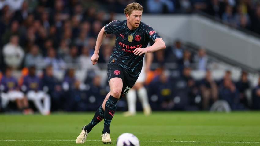 De Bruyne: Man City know title race 'is not over'