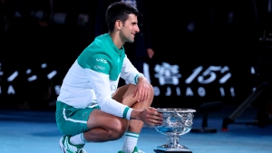 Australian Open: Djokovic glad to silence critics with trophy, confirms torn oblique