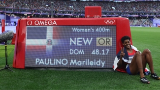 Paulino sets new Olympic record in 400m final triumph