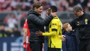Terzic relieved as Moukoko keeps Dortmund in touch with Bundesliga leaders Bayern