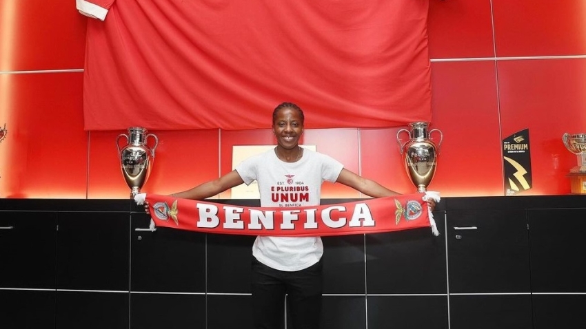 Reggae Girlz Coach Hubert Busby Jr confident Jodi Brown will thrive at SL Benfica after signing three-year deal