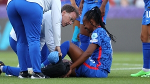 Women&#039;s Euros: France lose PSG striker Katoto to brutal ACL knee injury