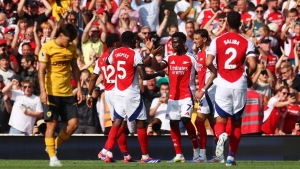 Havertz hails &#039;unbelievable&#039; Saka as Arsenal tame Wolves