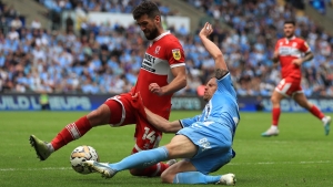 Coventry and Middlesbrough set for tense second leg after stalemate