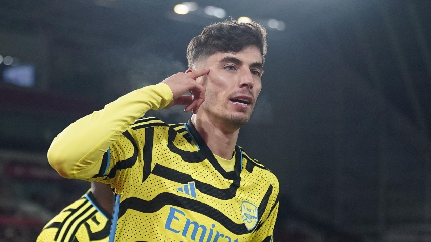 Kai Havertz sees the bigger picture after his late goal takes Arsenal to the top