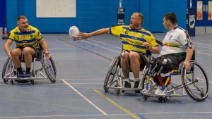Warrington favourites ‘schooled’ in ‘frightening’ wheelchair rugby league clash