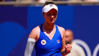 Wimbledon champion Krejcikova comes from behind to see off Sorribes Tormo