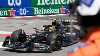 Lewis Hamilton third in opening practice in Monaco as crash ends session early