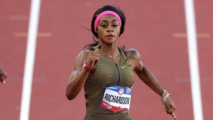 Sha'Carri Richardson books spot at Paris Olympics with world-leading 10.71 at US trials