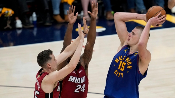 Nikola Jokic triple-double propels Denver Nuggets past Miami Heat 104-93