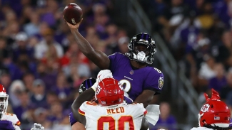 Jackson leads Ravens past Chiefs with late rally in first career win over Mahomes