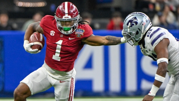 Lions select Alabama RB Jahmyr Gibbs at No. 12 overall