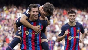 Lewandowski salutes Barcelona teenage rampagers as mature beyond their years