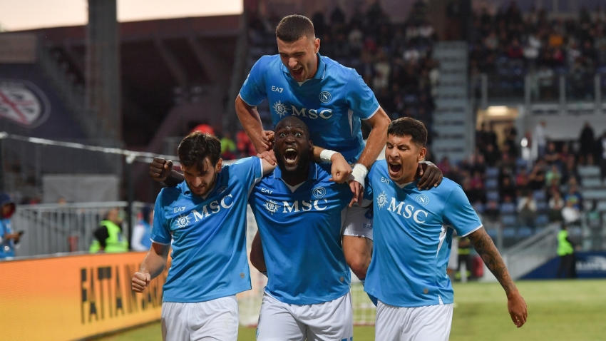 Cagliari 0-4 Napoli: Lukaku stars to send visitors to Serie A summit