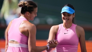 Emma Raducanu beaten by world number two Aryna Sabalenka at Indian Wells