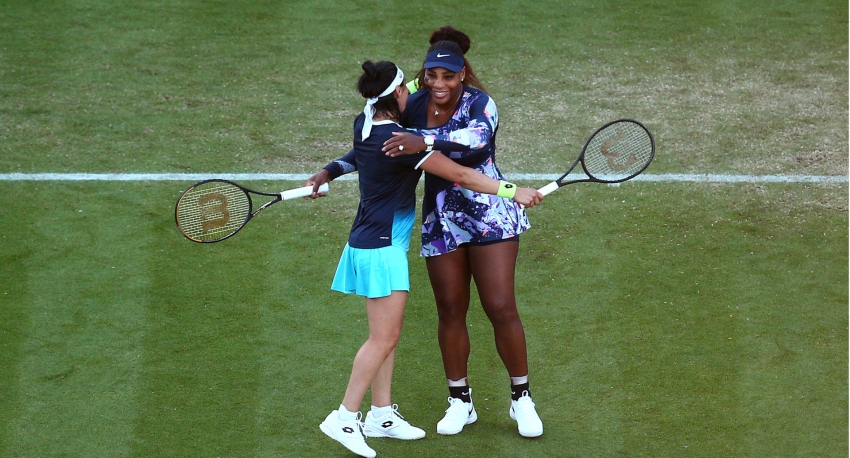 Serena humble after latest doubles win: Ons really held me up