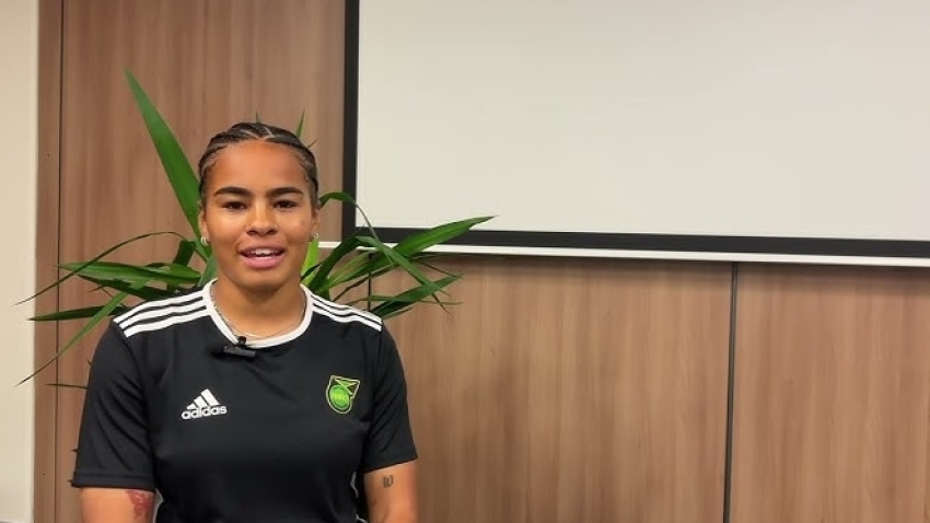 Raring to go: Reggae Girlz striker Shania Hayles eager to carry rich club form into France friendly