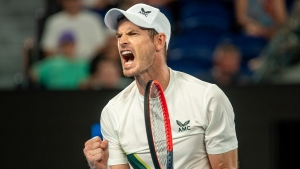 Australian Open: Andy Murray celebrates big 5-0 after toppling Berrettini