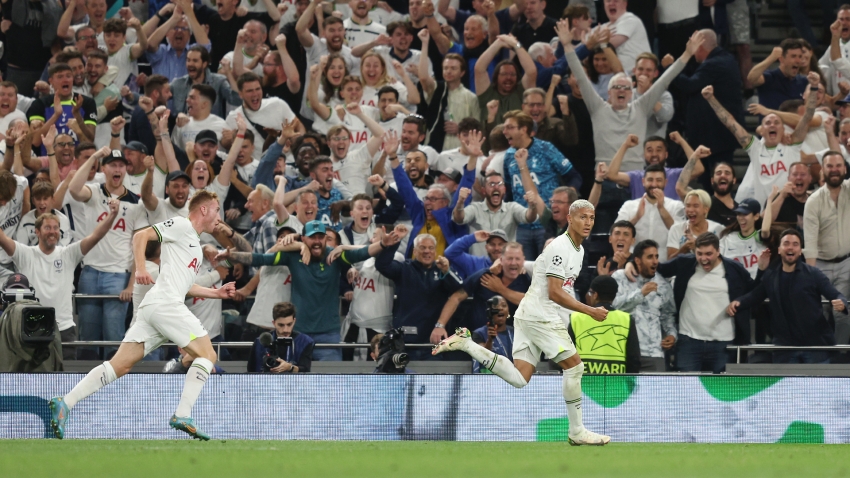 Tottenham 2-0 Marseille: Richarlison at the double as Spurs return to Champions League in style