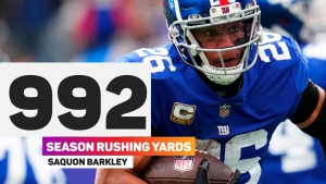 Saquon Barkley Thanksgiving TD makes Giants history not seen since