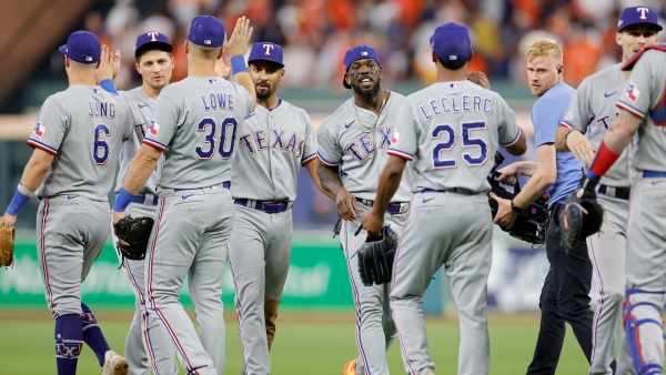 Texas Rangers blank defending champion Houston Astros in MLB playoffs -  Times of India