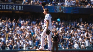 &#039;Greatness&#039; at work as Dodgers star Scherzer hits strikeout milestone, just misses perfect game