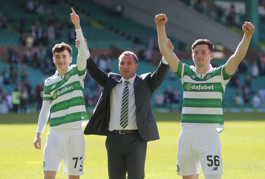 Anthony Ralston enjoying setting an example at Celtic