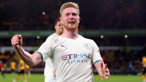Wolves 1-5 Manchester City: Outstanding De Bruyne scores four to keep title bid on track