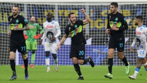 Inter 3-2 Napoli: Inzaghi&#039;s men end Serie A leaders&#039; unbeaten start as Calhanoglu stars