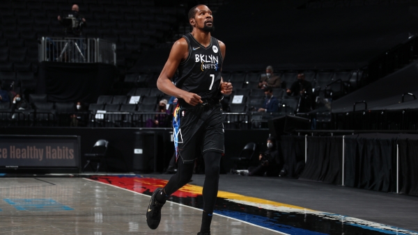 Brooklyn Nets star Kevin Durant makes long-awaited return