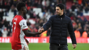 Arteta hails Saka mentality, calls for Arsenal to capitalise on form in top-four race