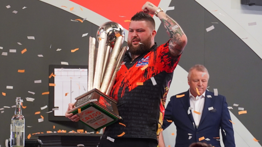 &#039;I want to take over the sport&#039; – Smith world champion after hitting nine-darter in epic final with Van Gerwen
