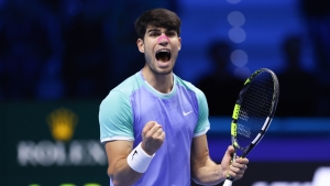 ATP Finals: Alcaraz overcomes illness to edge Rublev in Turin