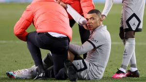 PSG star Mbappe could miss Champions League first leg against Bayern with hamstring injury