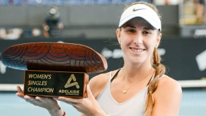 Bencic cruises past Kasatkina to take Adelaide crown, Davis ends six-year title drought in Hobart