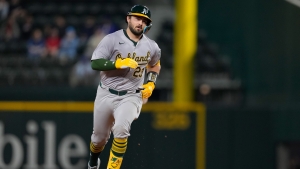MLB: Athletics catcher Langeliers hits 3 home runs in win over Rangers