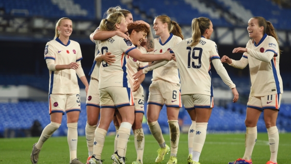 Everton 0-5 Chelsea: Visitors maintain perfect WSL start under Bompastor