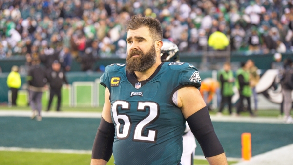 Philadelphia Eagles star Jason Kelce's daughter celebrates playoff