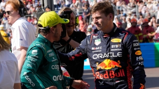 Max Verstappen fends off Fernando Alonso to take pole position in Monaco