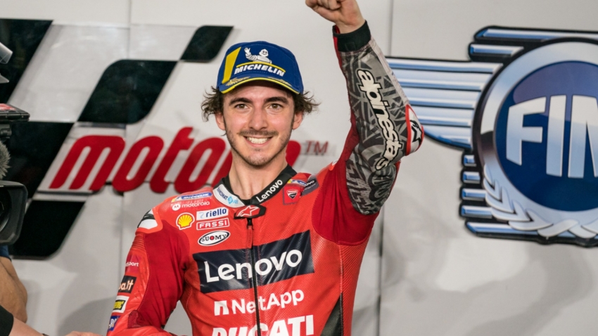 Buoyant Bagnaia claims record-breaking pole on factory Ducati debut