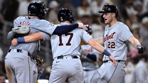 Meadows&#039; slam in ninth lifts Tigers past Padres