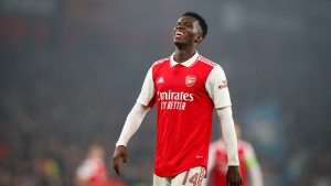 Nketiah ready to replace injured Jesus as Arsenal prepare for Premier League return