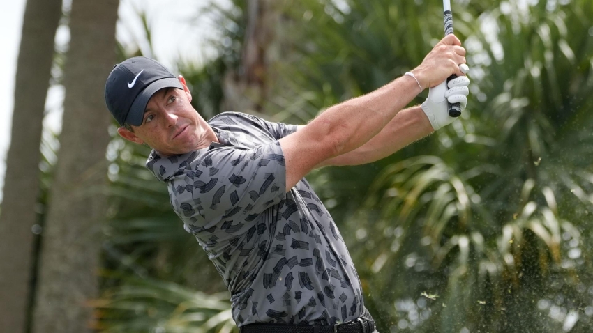 Rory McIlroy three strokes off the pace in Florida