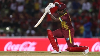 Rutherford drags West Indies into Super 8s as Black Caps left on brink