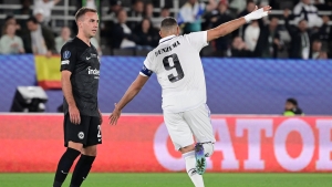 Real Madrid 2-0 Eintracht Frankfurt: Benzema overtakes Raul as Los Blancos seal Super Cup success