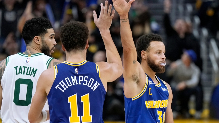 Curry and Thompson dominate as Warriors down Celtics, short-handed Nets claim fine win