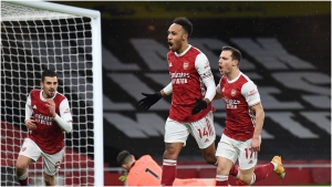 Aubameyang hits 200th goal in Europe&#039;s &#039;top five&#039; leagues and first Premier League hat-trick